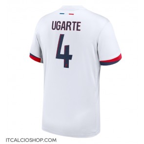 Paris Saint-Germain Manuel Ugarte #4 Seconda Maglia 2024-25 Manica Corta